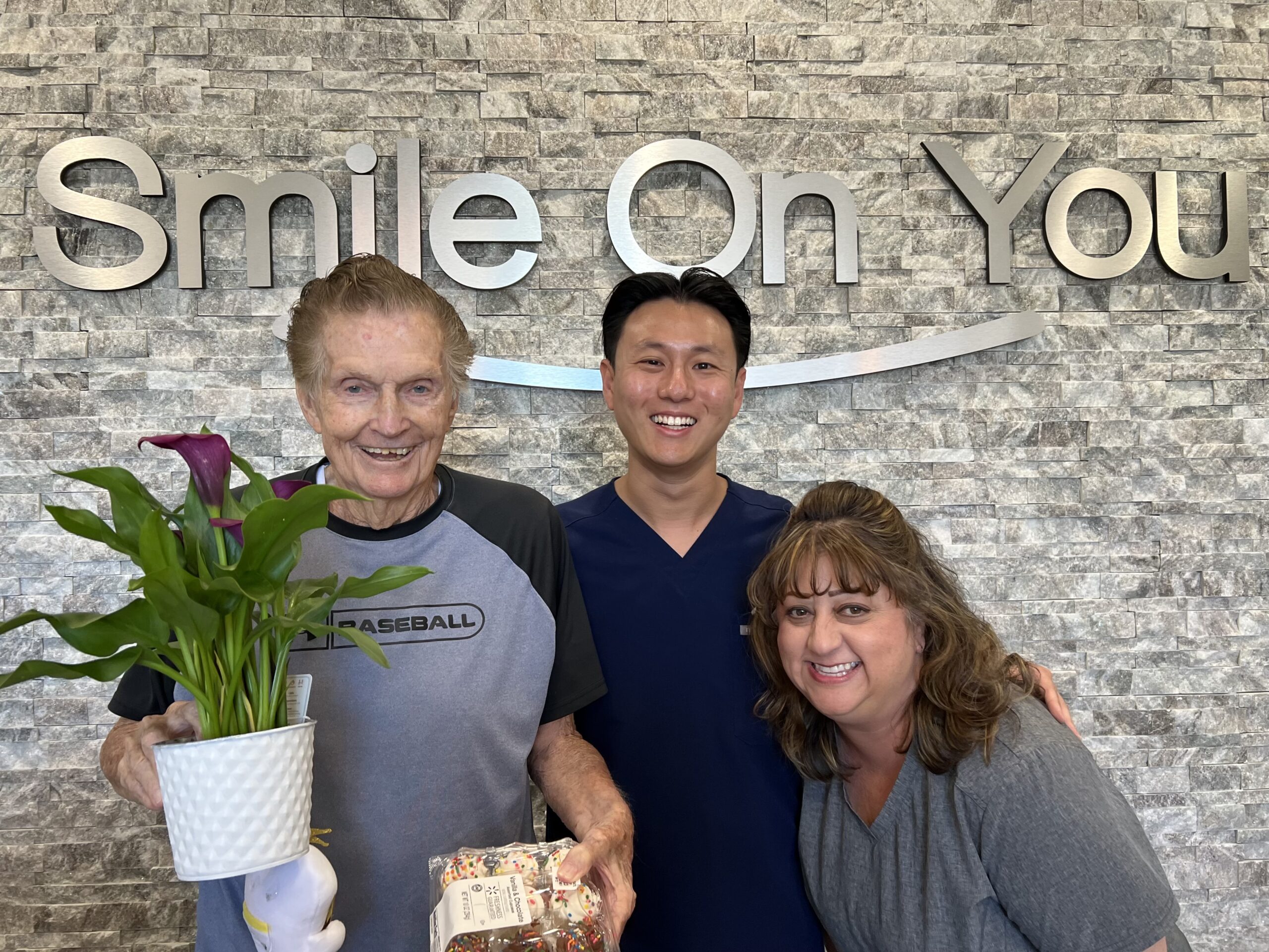 Doctor Clicking photo with the patient’s